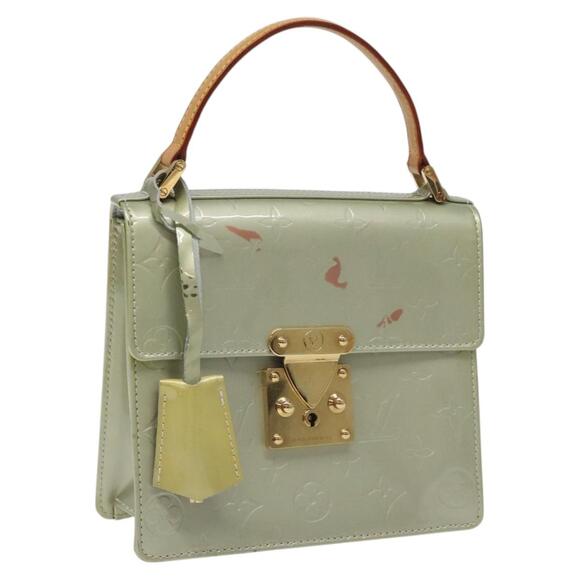 LOUIS VUITTON Monogram Vernis Spring Street Hand Bag Gris M91029 - Picture 1 of 16